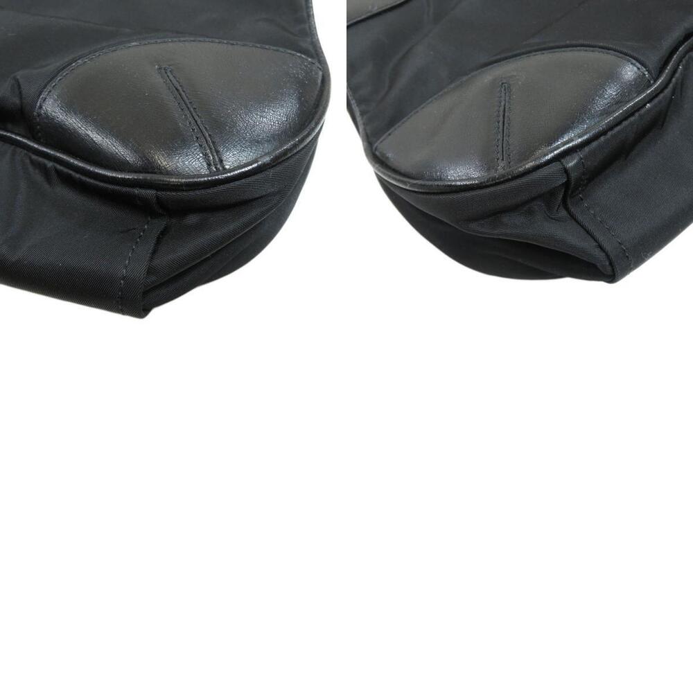 Prada Tessuto shoulder bag leather trim Black - Picture 10 of 11